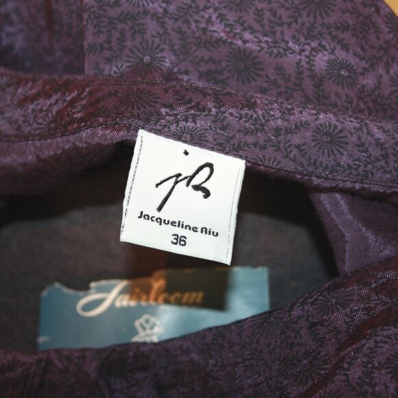 Jacqueline Riu Sheer Dress Women's Shirt - Picture 5 of 5